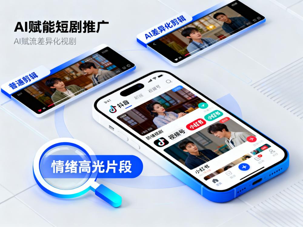 定制开发 AI 剪辑+短剧系统，助力多平台推广 原创 小唯 聚之唯网络科技  2025年10月16日 17:02 湖南 手机阅读
